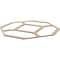 Ekena Millwork 66 56W x 66 56H x 38T Large Cameron Decorative Fretwork Wood Ceiling Panels, Red Oak CELW67X67X0375CAMRO - alternate 4